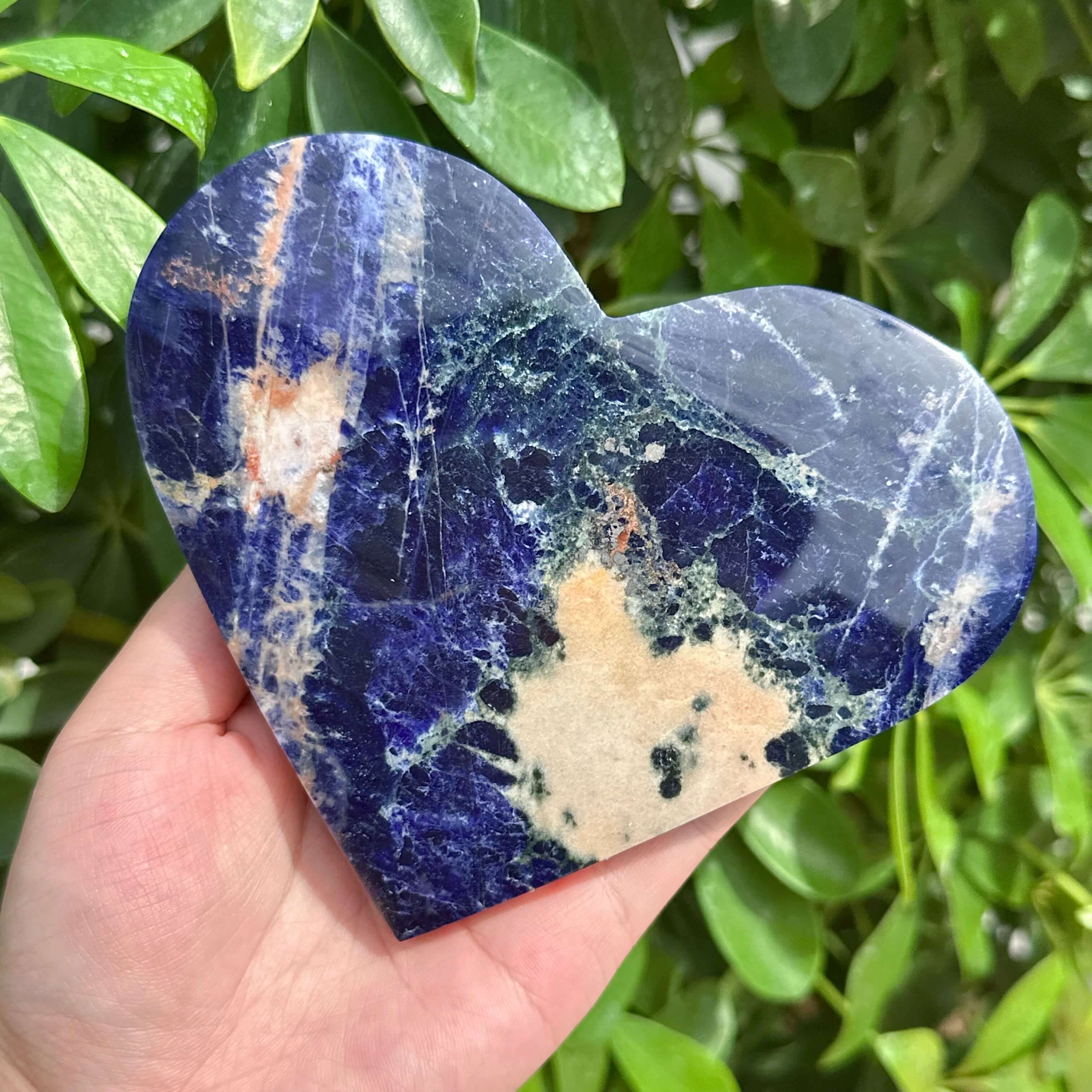 Sodalite Heart Ornament