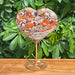 Money Agate Heart Ornament