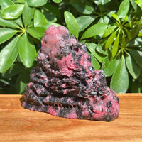 Rhodonite Landscape Carving