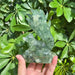 Prehnite Nine-tailed Fox Carving