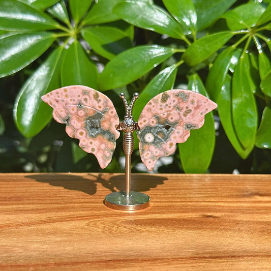 8th Vein Ocean Jasper Butterfly
