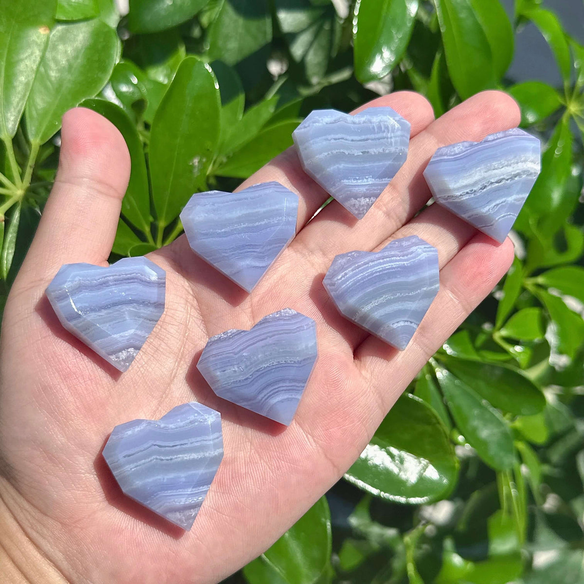 Blue Lace Agate Mini Heart