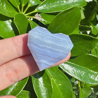 Blue Lace Agate Mini Heart
