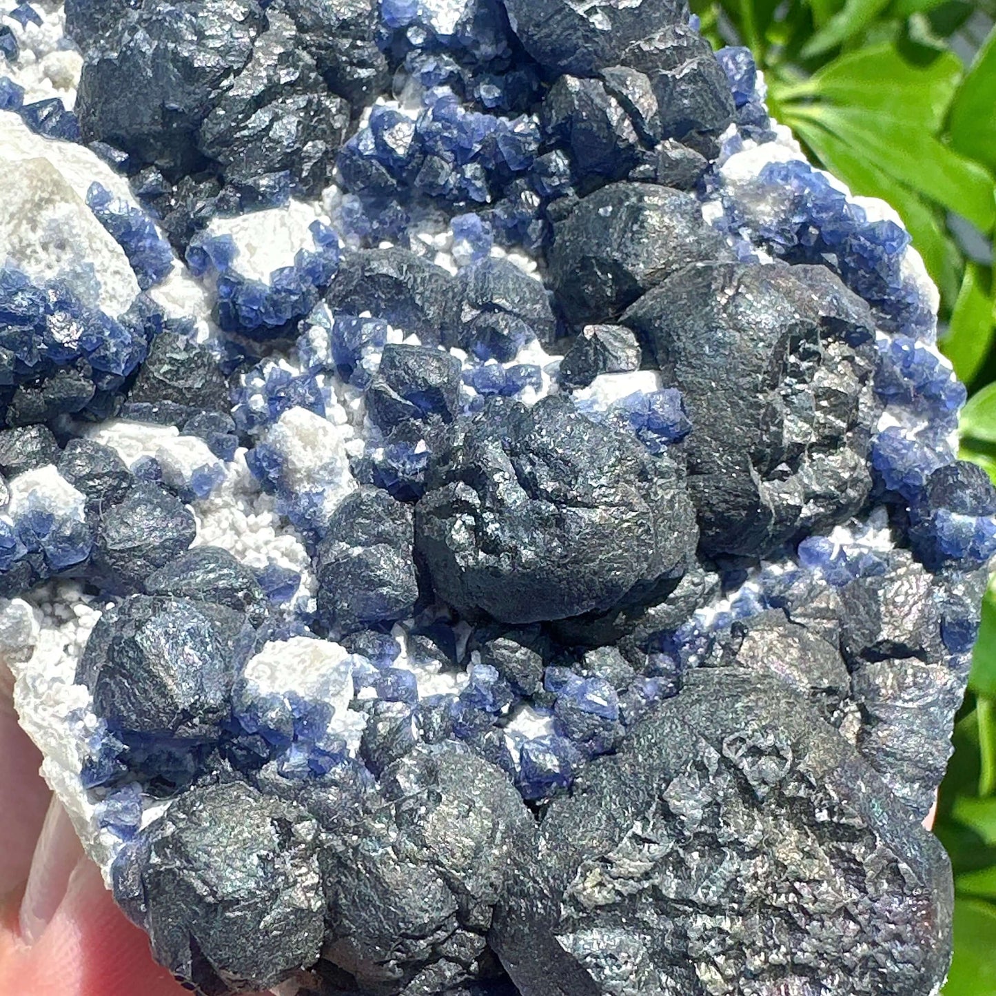 Blueberry Fluorite Specimen