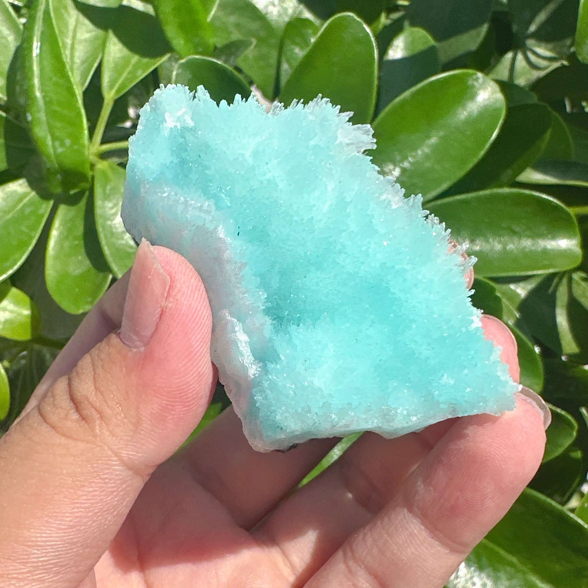 Blue Aragonite Specimen