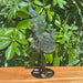 Prehnite Nine-tailed Fox Carving