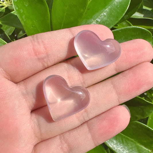Rose Quartz Mini Heart