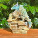 Amazonite Dragon Carving showcasing intricate details and beautiful color gradients.