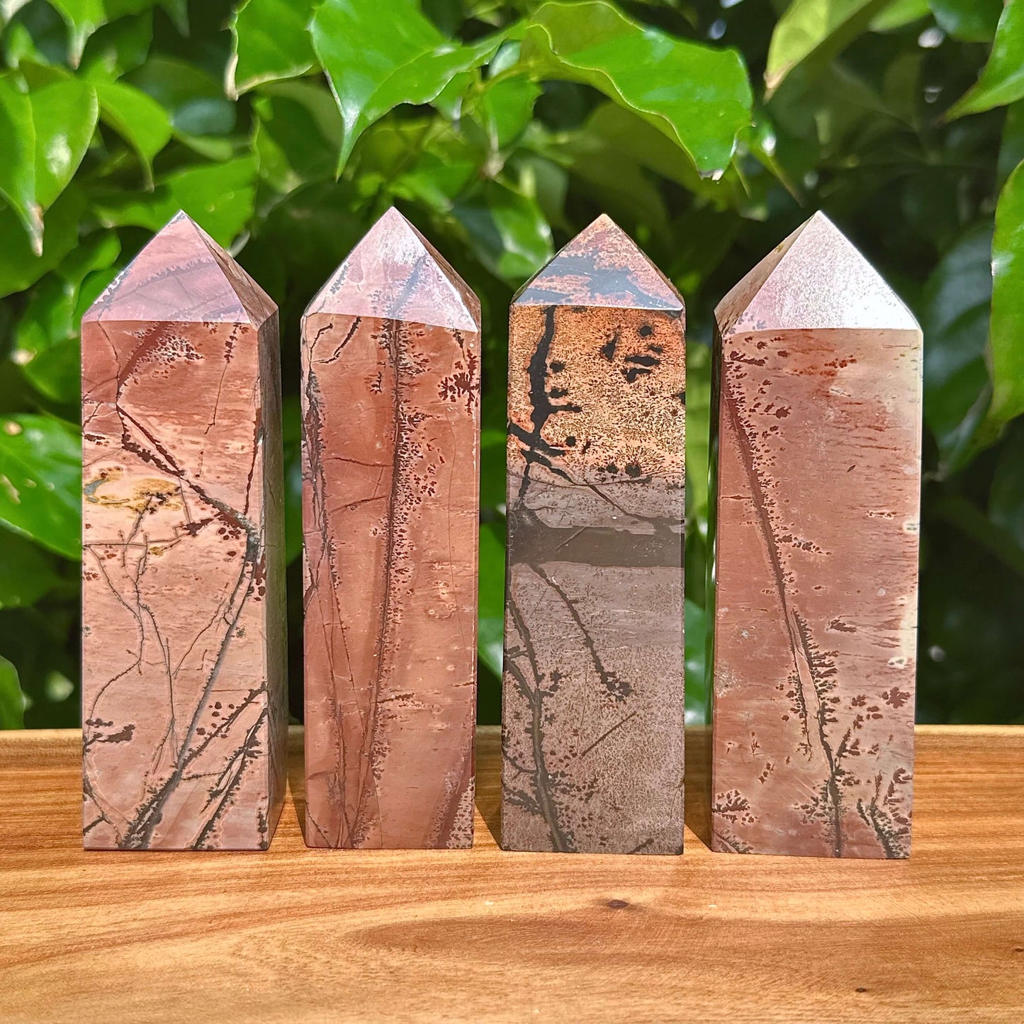 Picture Jasper Square Tower with intricate patterns and natural hues.