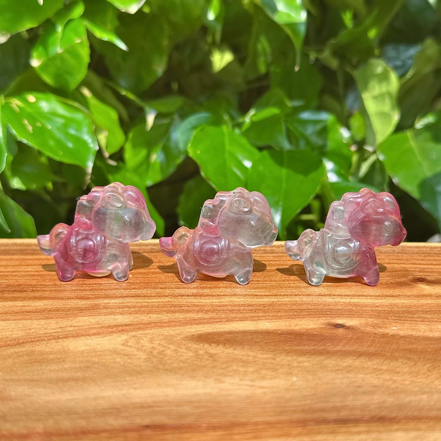 Rainbow Fluorite Mini Horse figurine, showcasing its intricate design and colorful crystal structure.