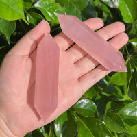 Stunning Rose Quartz Double Point - Healing Crystal for Energy Work
