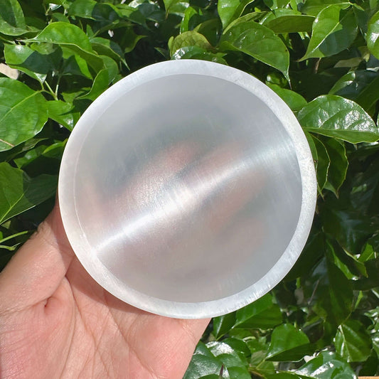 Elegant Selenite Bowl with unique crystal formations, ideal for meditation or as a centerpiece in any room.