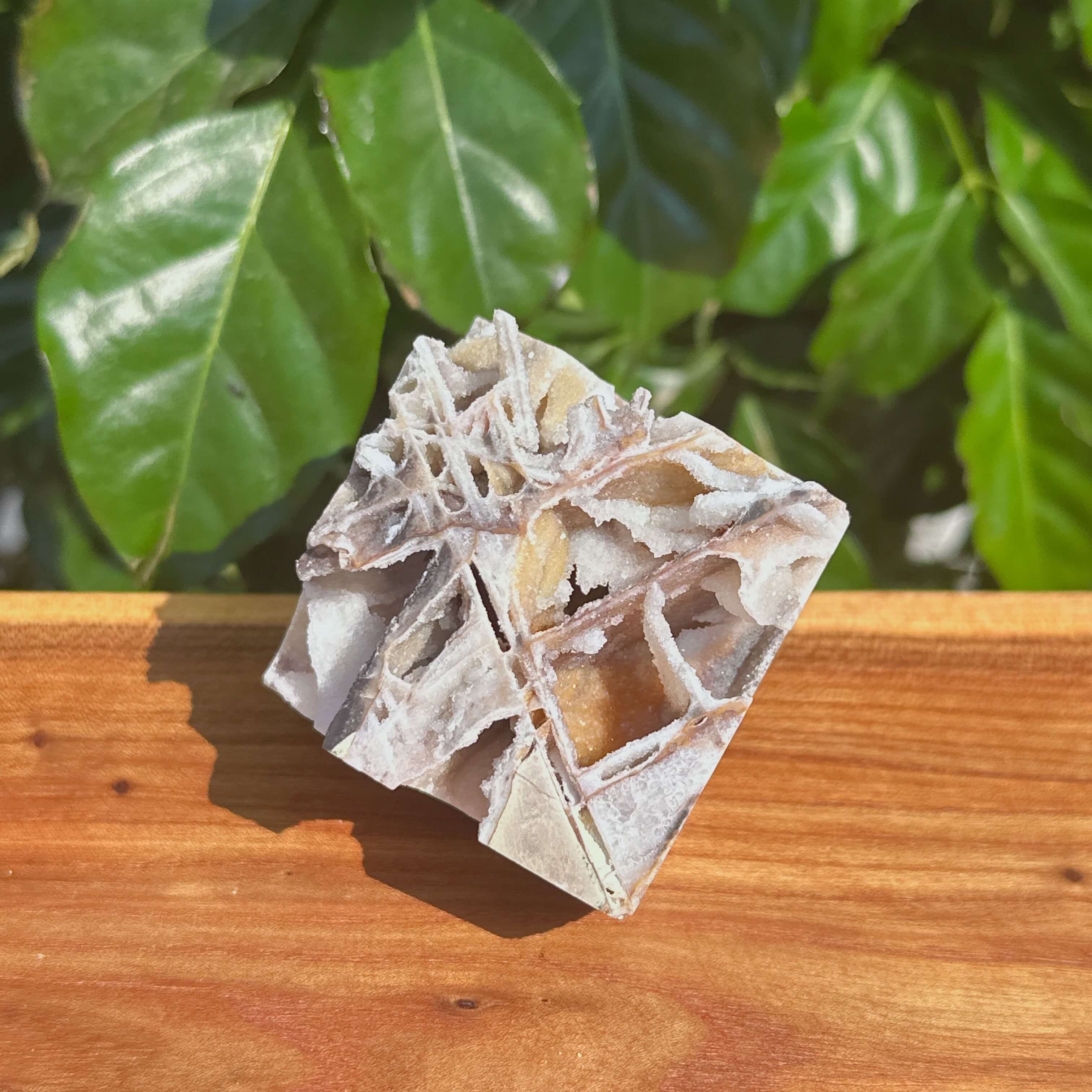 Detailed view of Sphalerite Cube, highlighting its natural texture and reflective crystal surfaces.